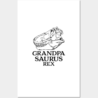 Funny Grandpasaurus: Cool Grandpa Dinosaur Gifts Posters and Art